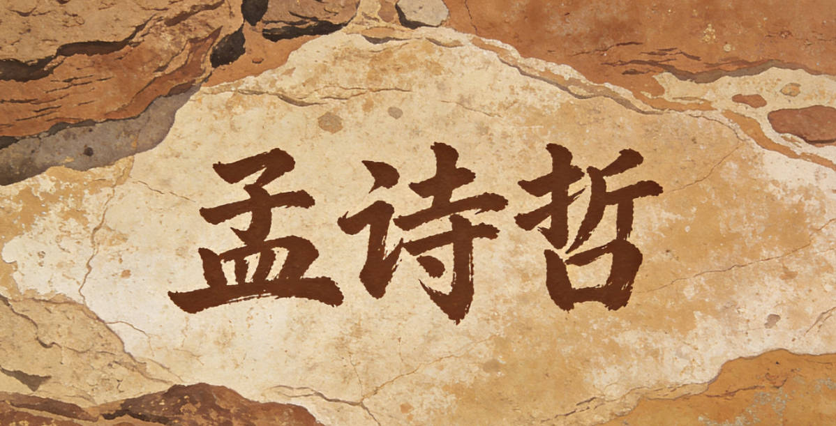 孟诗哲,诗取自诗词文化,哲指智慧,既有文化传承,又符合现代审美