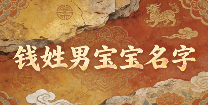 寓意吉祥的钱姓男宝宝名字精选