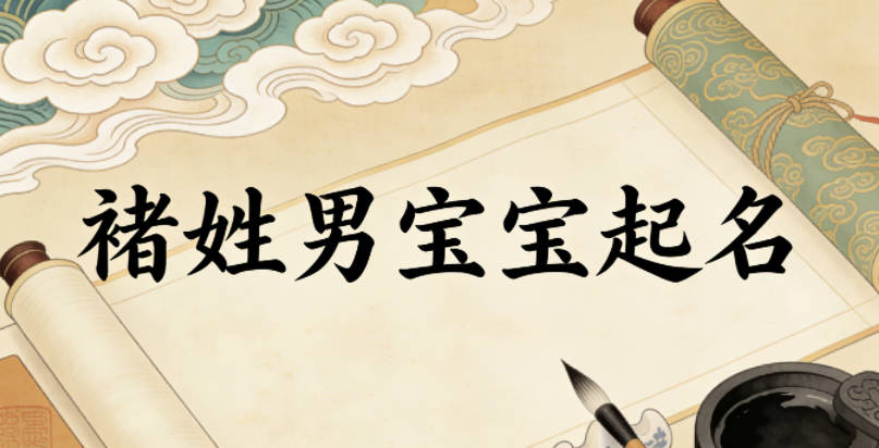 褚姓男宝宝起名经典大气