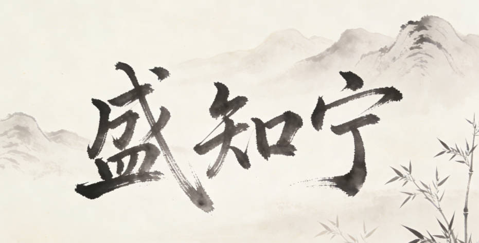 盛知宁,蕴含了知行合一,内心安宁的美好寓意