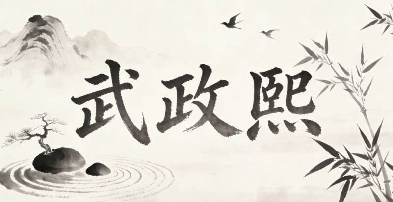 武政熙，政是公正，熙是光明