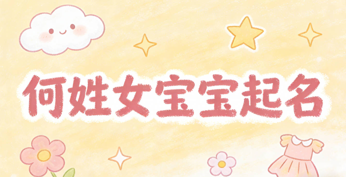 何姓女宝宝起名独特新颖