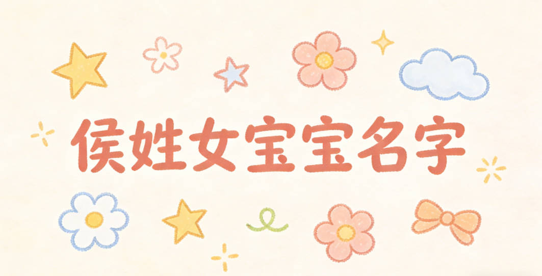 有诗意的侯姓女宝宝名字