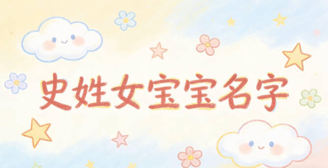 好听的史姓女宝宝名字大全