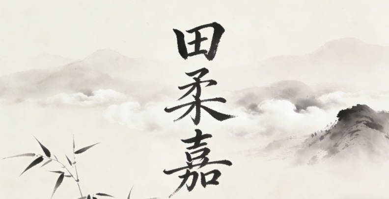 田柔嘉，柔有温柔之意，嘉取美好亲和