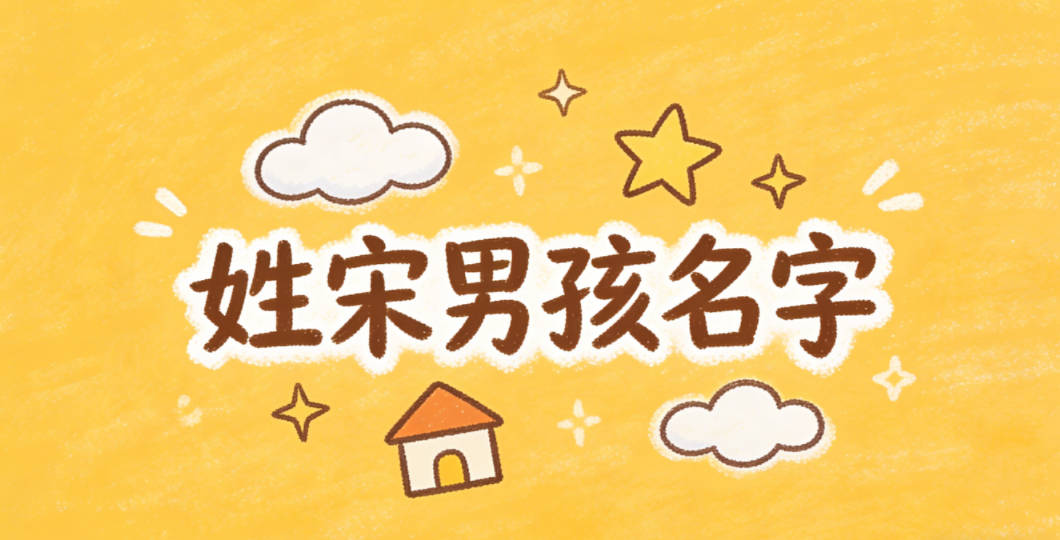 姓宋男孩名字顺口