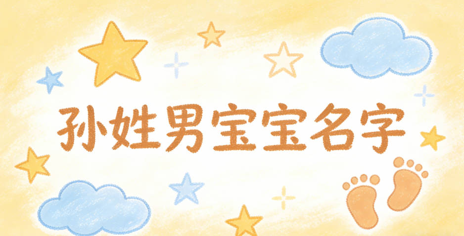 寓意吉祥的孙姓男宝宝名字精选