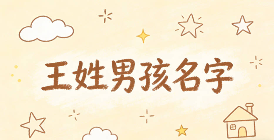 大气的王姓男孩名字