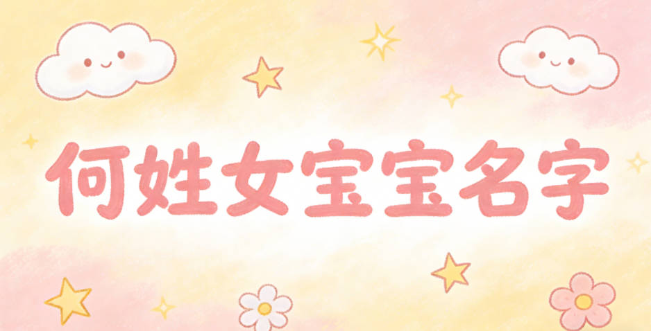 有寓意的何姓女宝宝名字大全