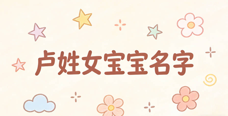 有文化底蕴的卢姓女宝宝名字