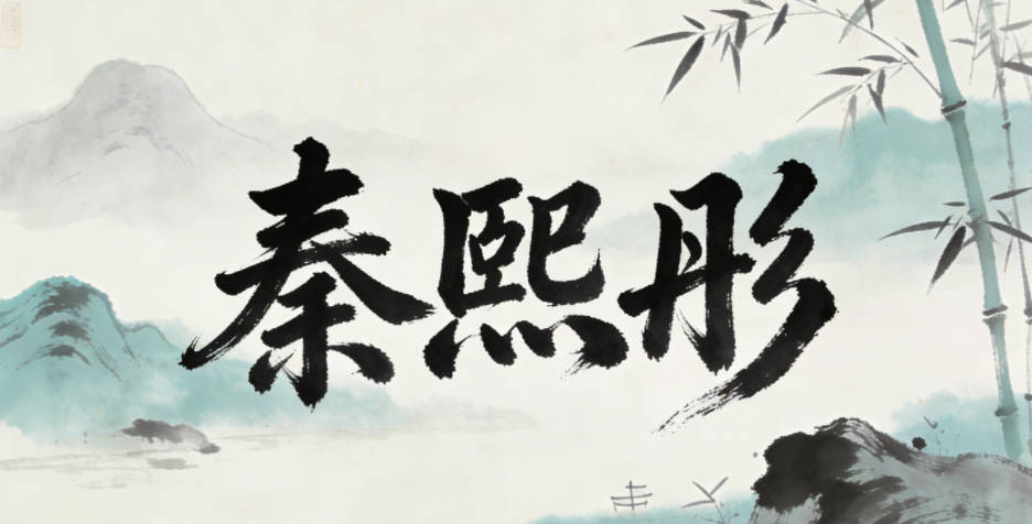 秦熙彤，熙对应航天带来的光明希望，彤像火箭升空的红色火焰