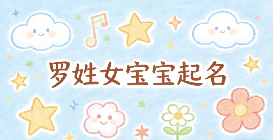 罗姓女宝宝起名顺口又好听