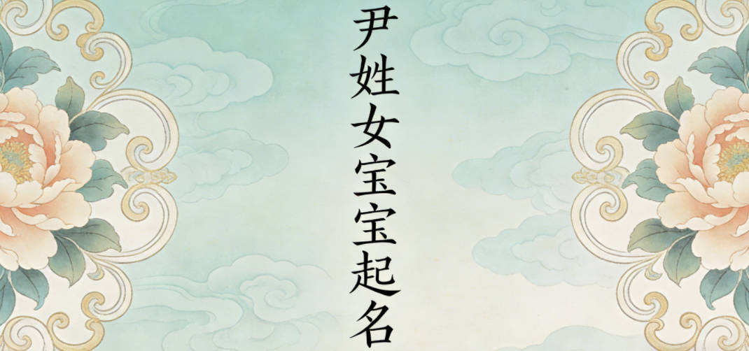 尹姓女宝宝起名寓意好的名字推荐