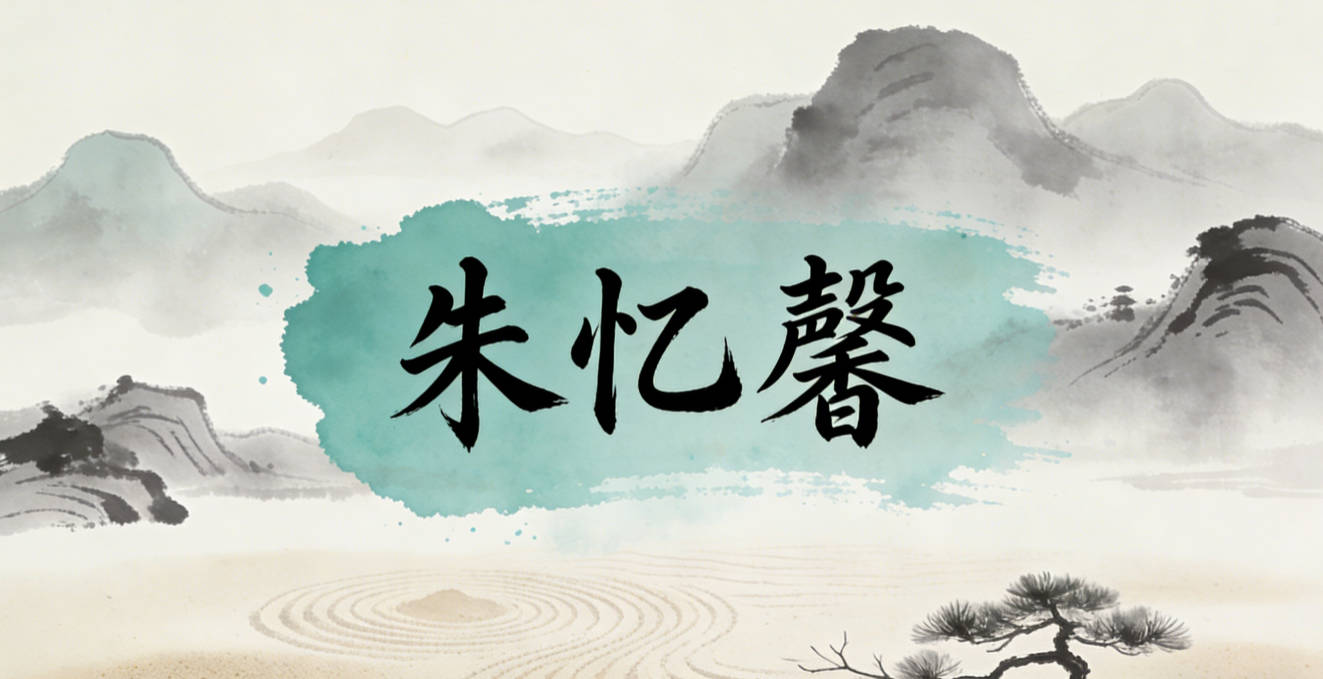 朱忆馨,不仅好写好记,寓意也温柔动人