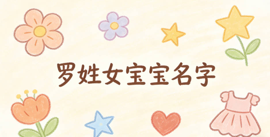 有诗意的罗姓女宝宝名字