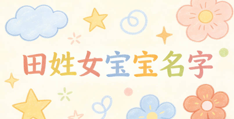 适合田姓女宝宝的名字及含义