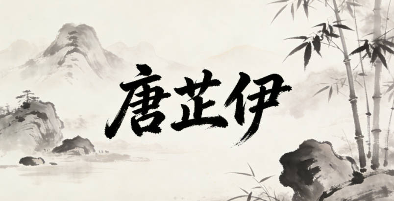 唐芷伊,芷是高洁香草,象征学术品格,伊取自所谓伊人的诗意