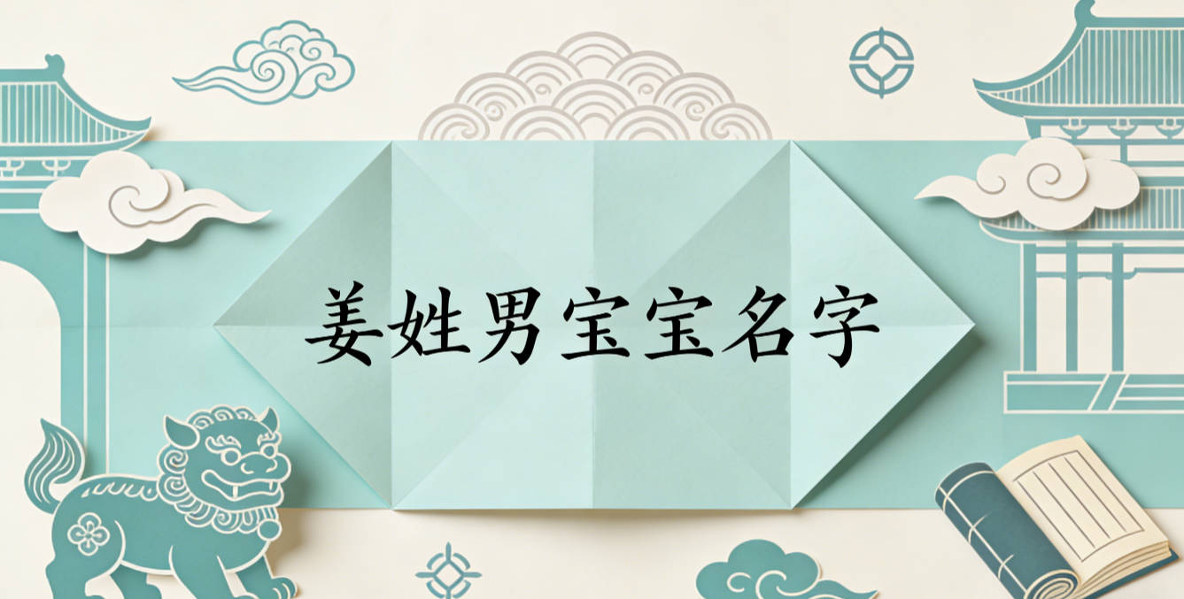 好听又好记的姜姓男宝宝名字