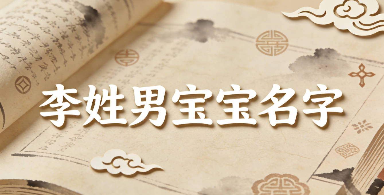 有寓意的李姓男宝宝名字大全