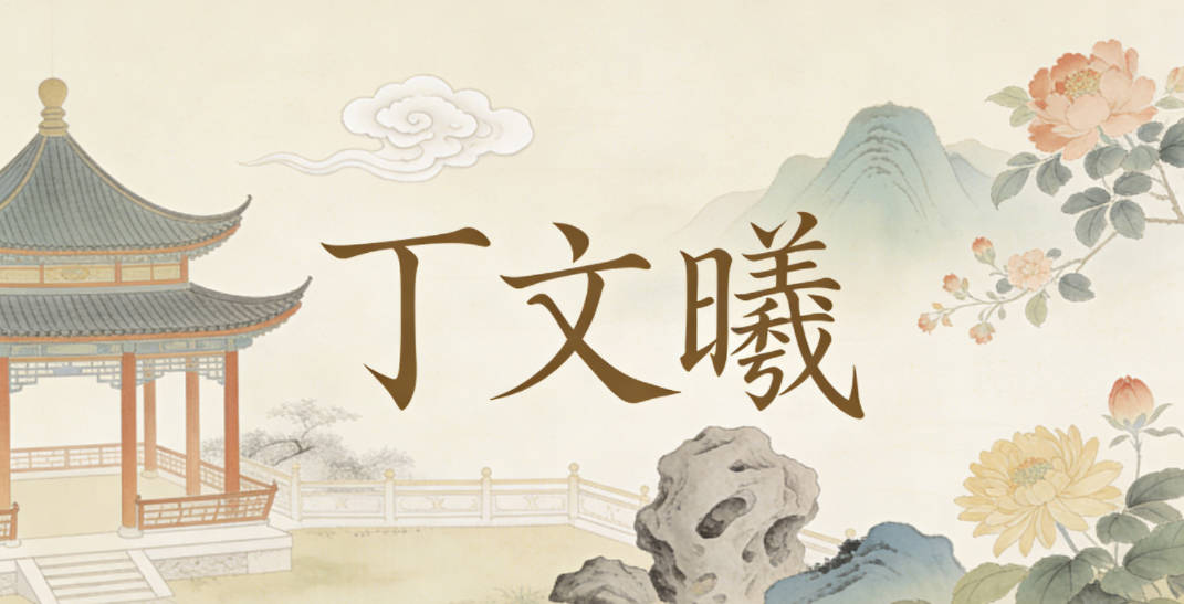 丁文曦,文是书香气质,曦是清晨晨光