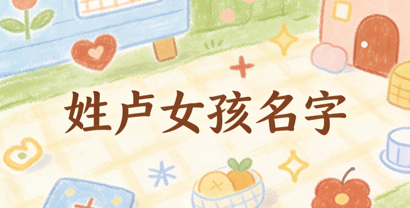 姓卢女孩名字大全