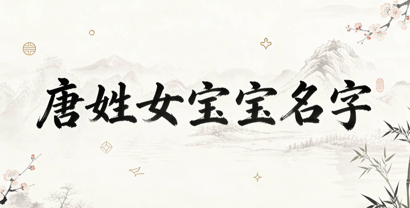 有寓意的唐姓女宝宝名字大全