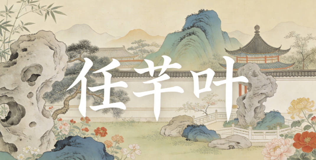 任芊叶,提取春草繁茂的生机感,既保留了春天的特征,又雅致清新