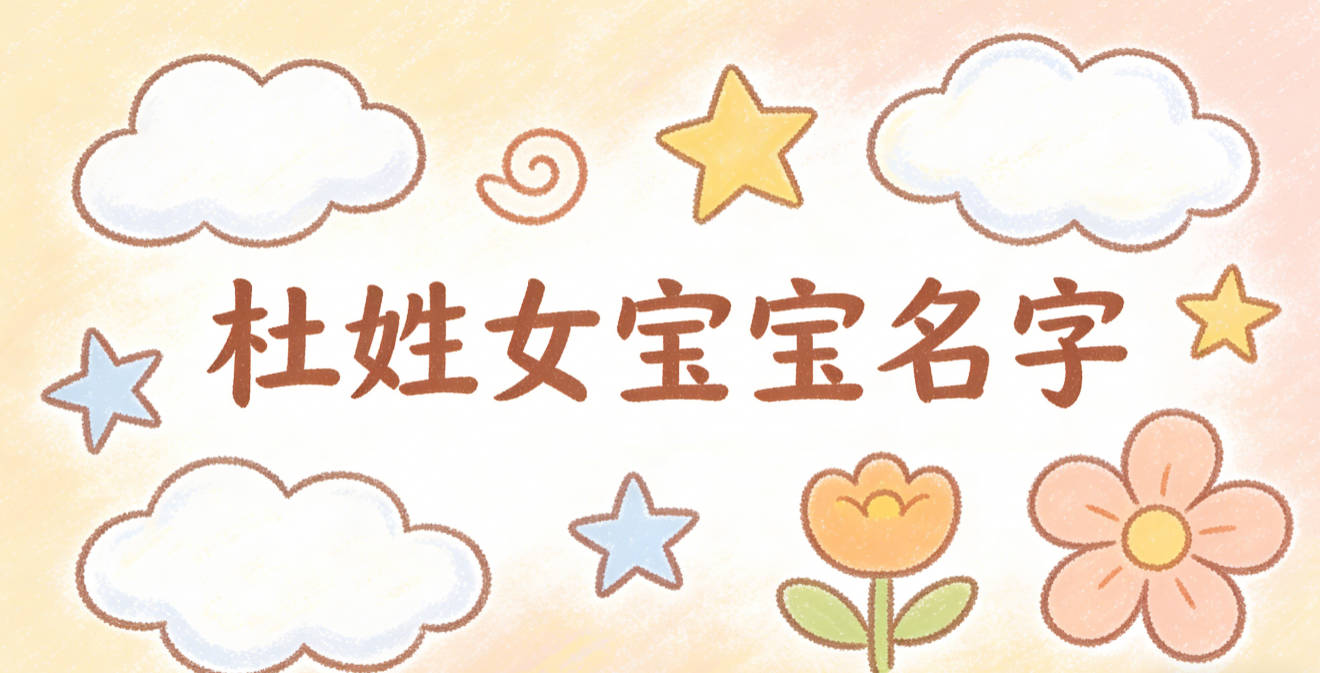 适合杜姓女宝宝的名字及含义