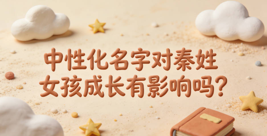 中性化名字对秦姓女孩成长有影响吗?需要规避吗?