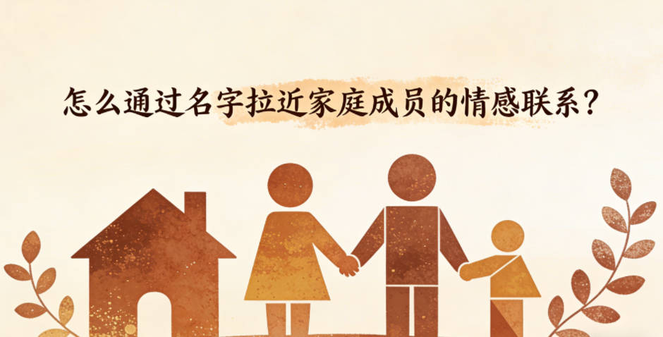 怎么通过名字拉近家庭成员的情感联系？