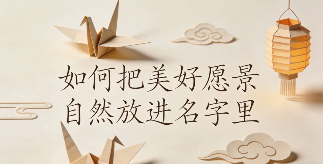 如何把美好愿景自然放进名字里