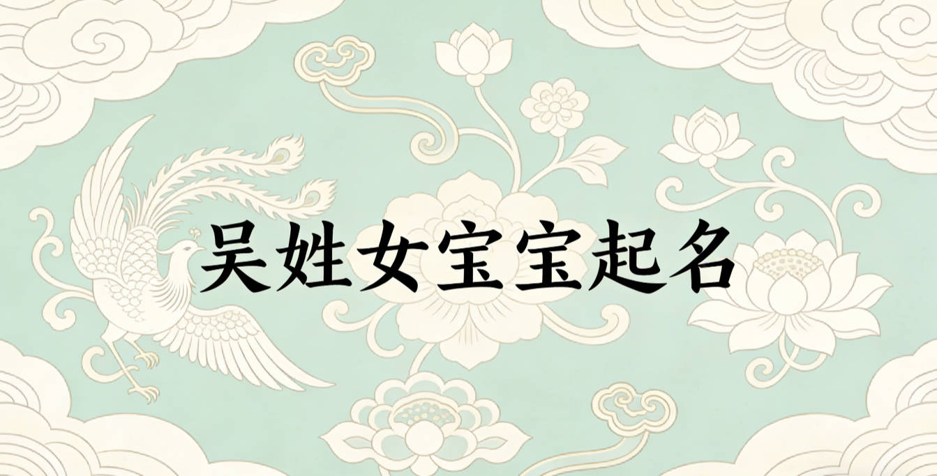 吴姓女宝宝起名独特又好听