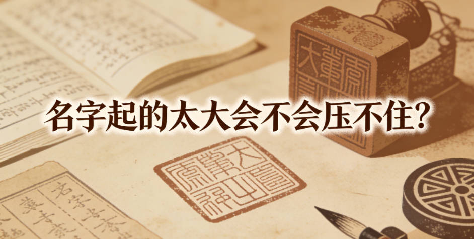 名字起的太大会不会压不住？解开常见误区