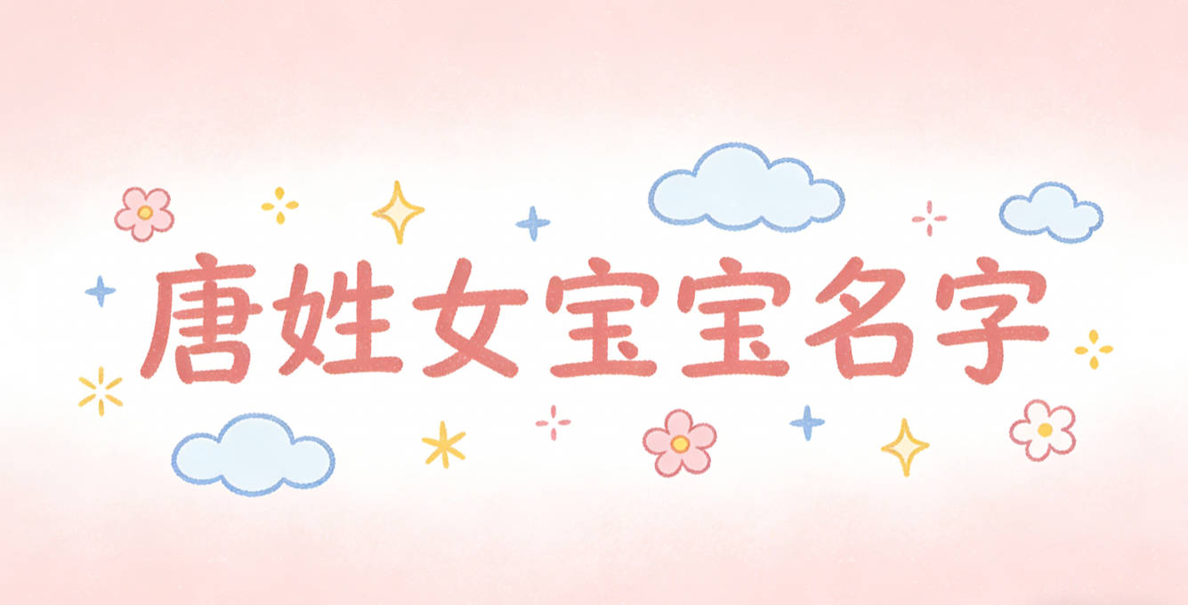 寓意吉祥的唐姓女宝宝名字精选