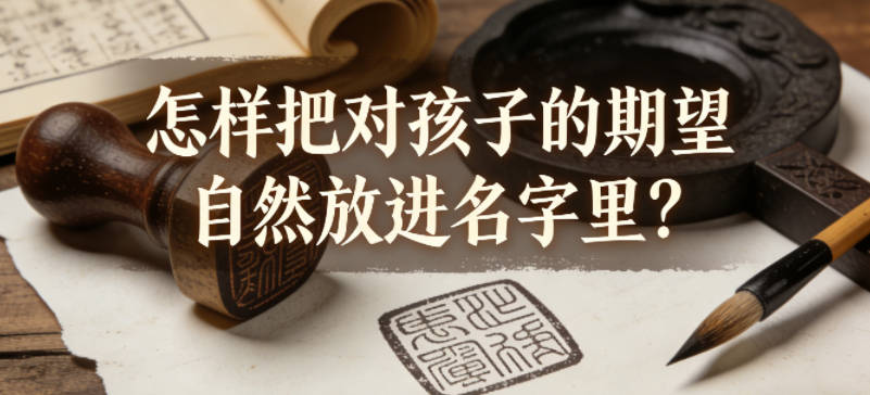 怎样把对孩子的期望自然放进名字里?