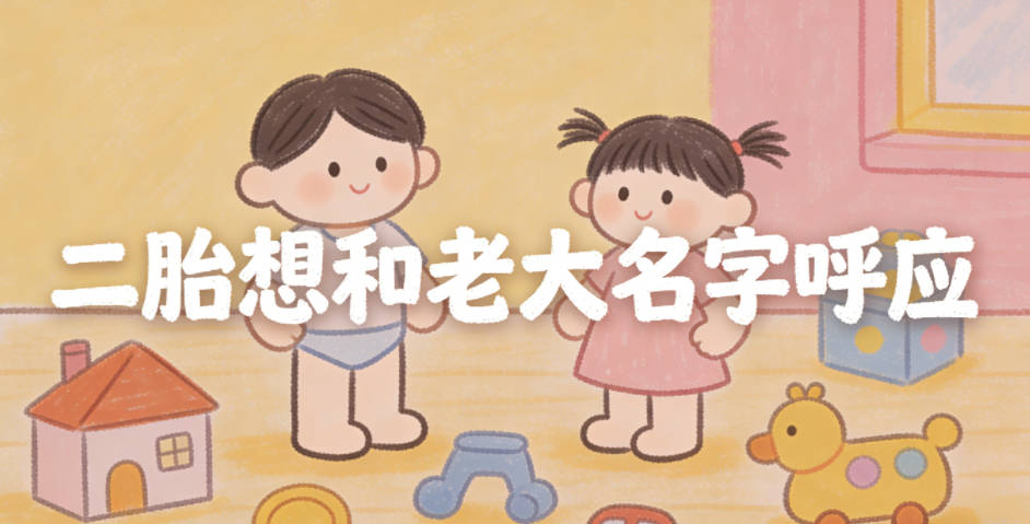 二胎想和老大名字呼应，风格不统一怎么解决？