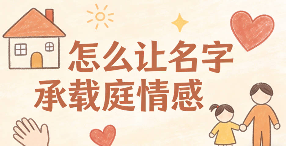怎么让名字承载家庭情感,体现家庭和谐?