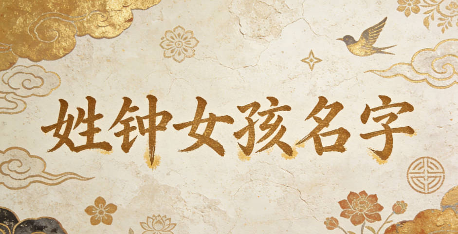 姓钟女孩名字独特