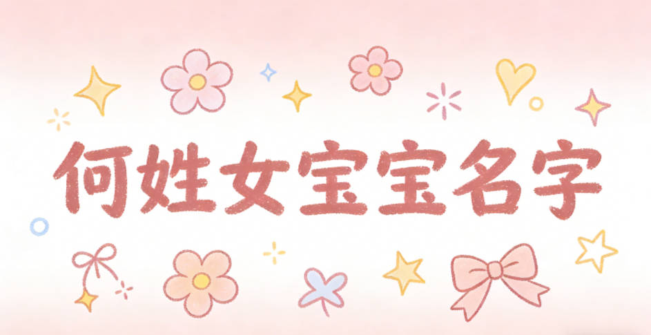 有诗意的何姓女宝宝名字