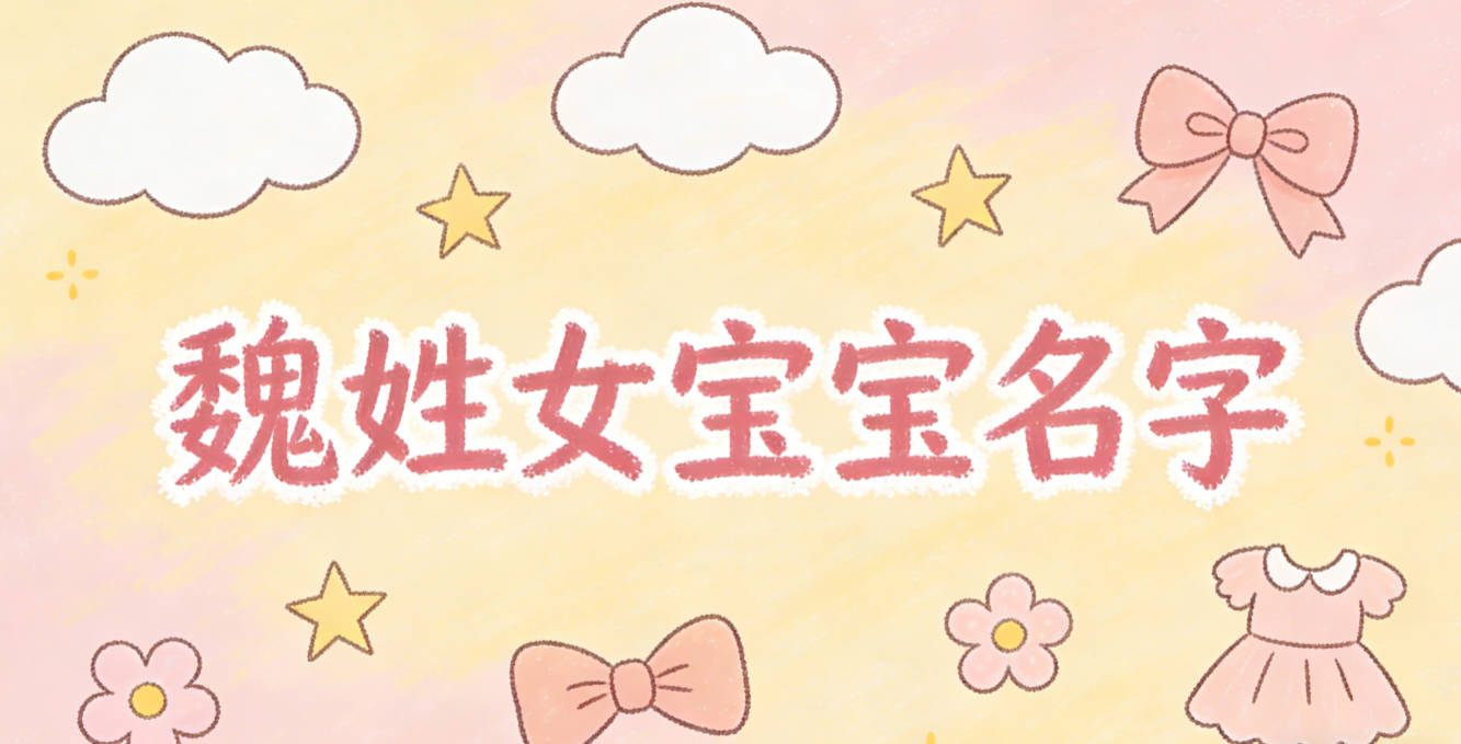 好听又好记的魏姓女宝宝名字