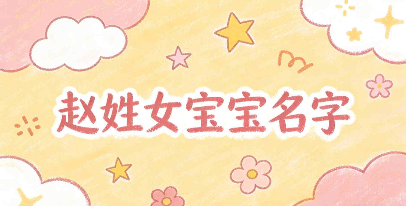 好听的赵姓女宝宝名字大全