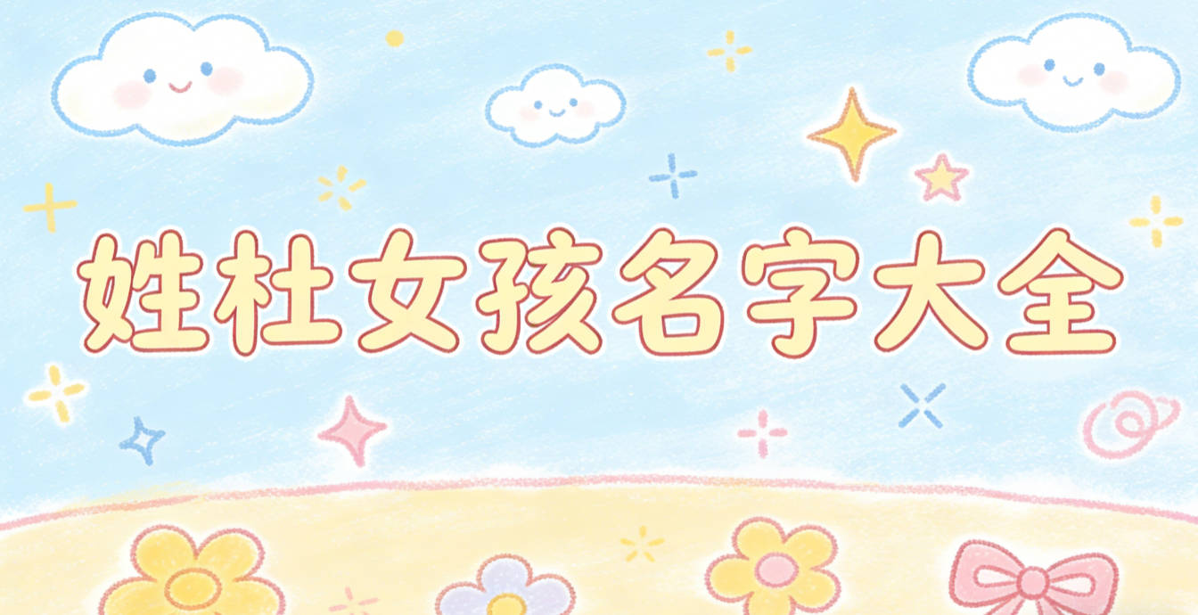 姓杜女孩名字大全