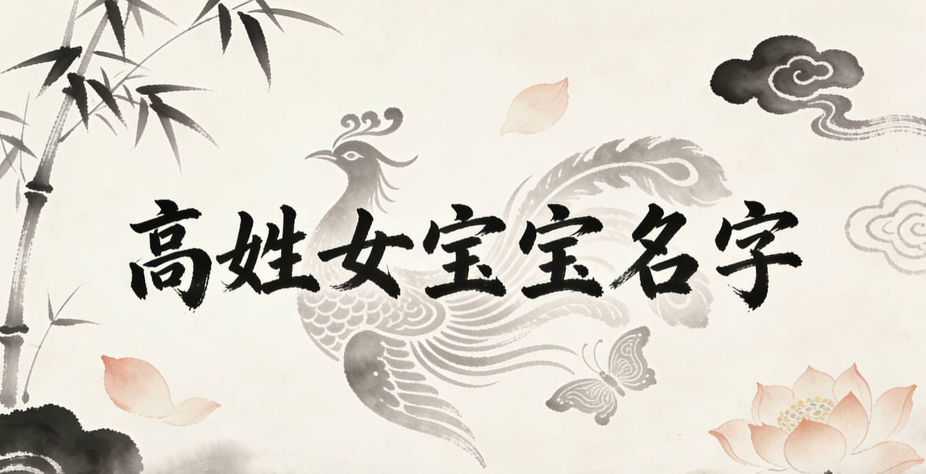好听顺口的高姓女宝宝名字推荐
