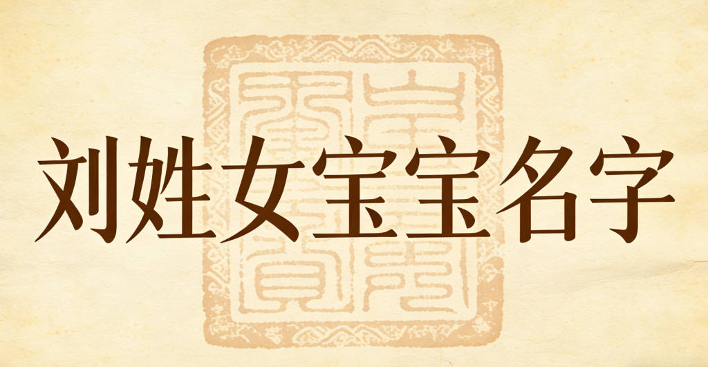 洋气好听的刘姓女宝宝名字
