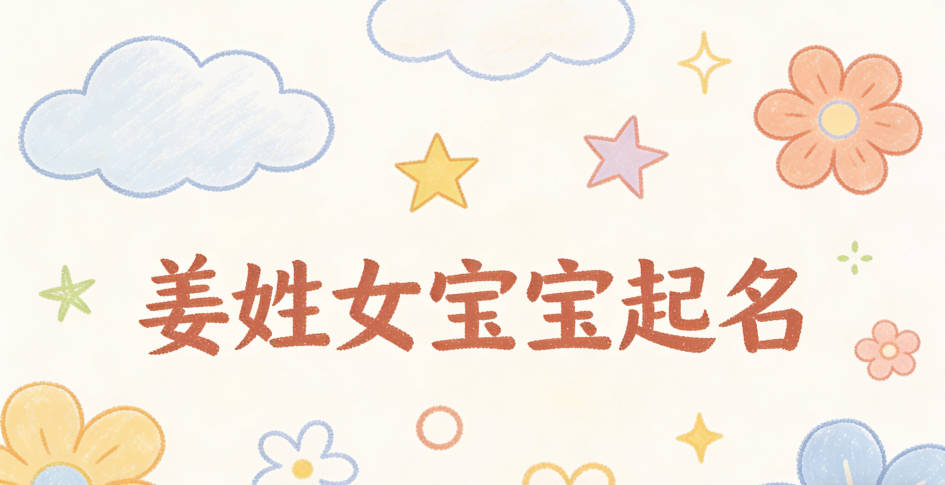 姜姓女宝宝起名寓意好的名字推荐