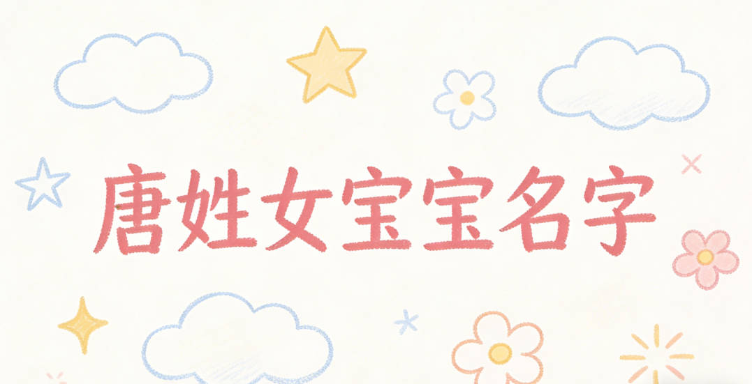 有诗意的唐姓女宝宝名字