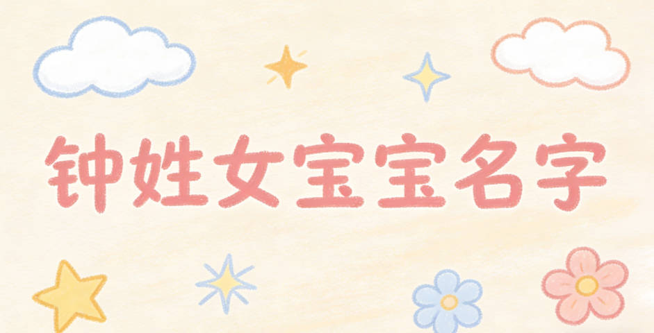 好听顺口的钟姓女宝宝名字推荐