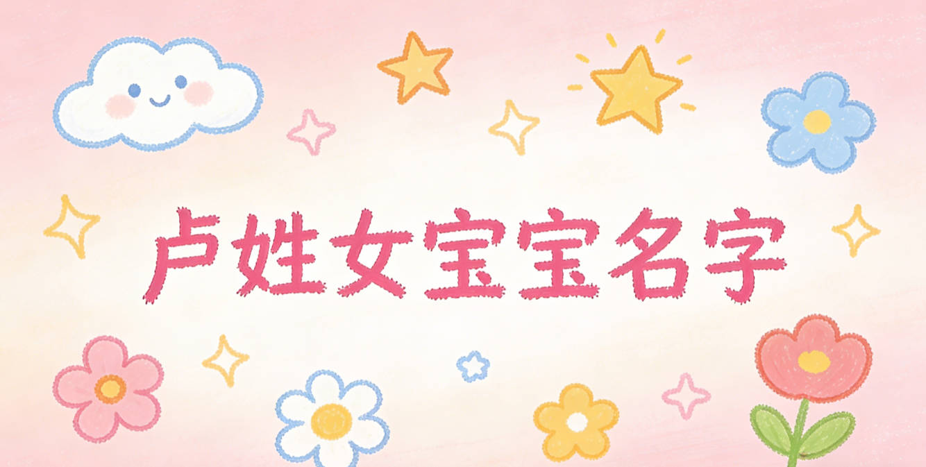 独特新颖的卢姓女宝宝名字推荐