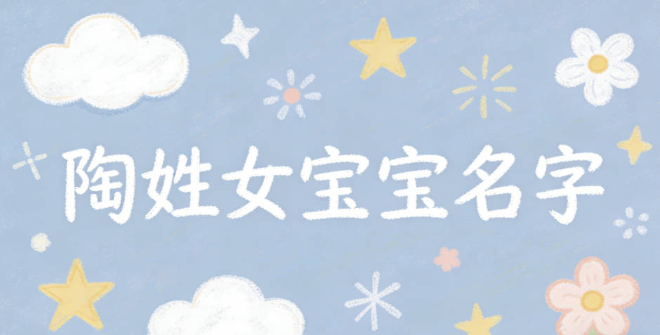 适合陶姓女宝宝的名字及含义
