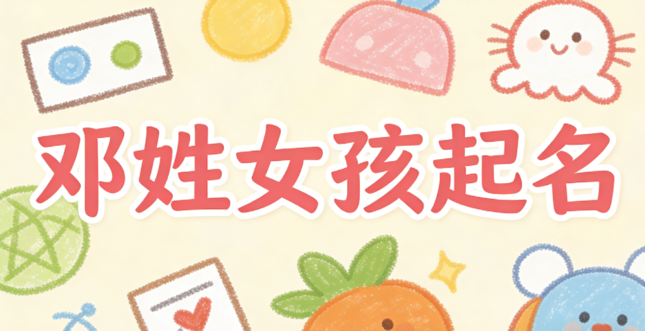 邓姓女孩起名大全